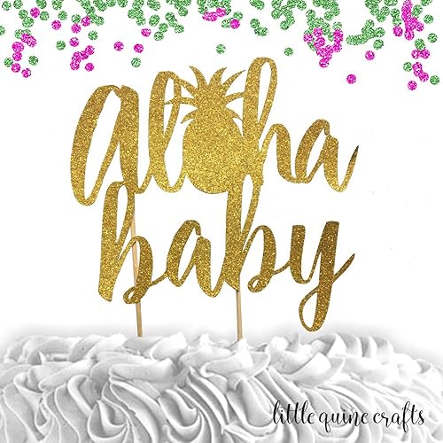 Amazon Com 1 Pc Aloha Baby Pineapple Cake Topper Luau Tropical Amazon Com 1 Pc Aloha Baby Pineapple Cake Topper Luau Tropical