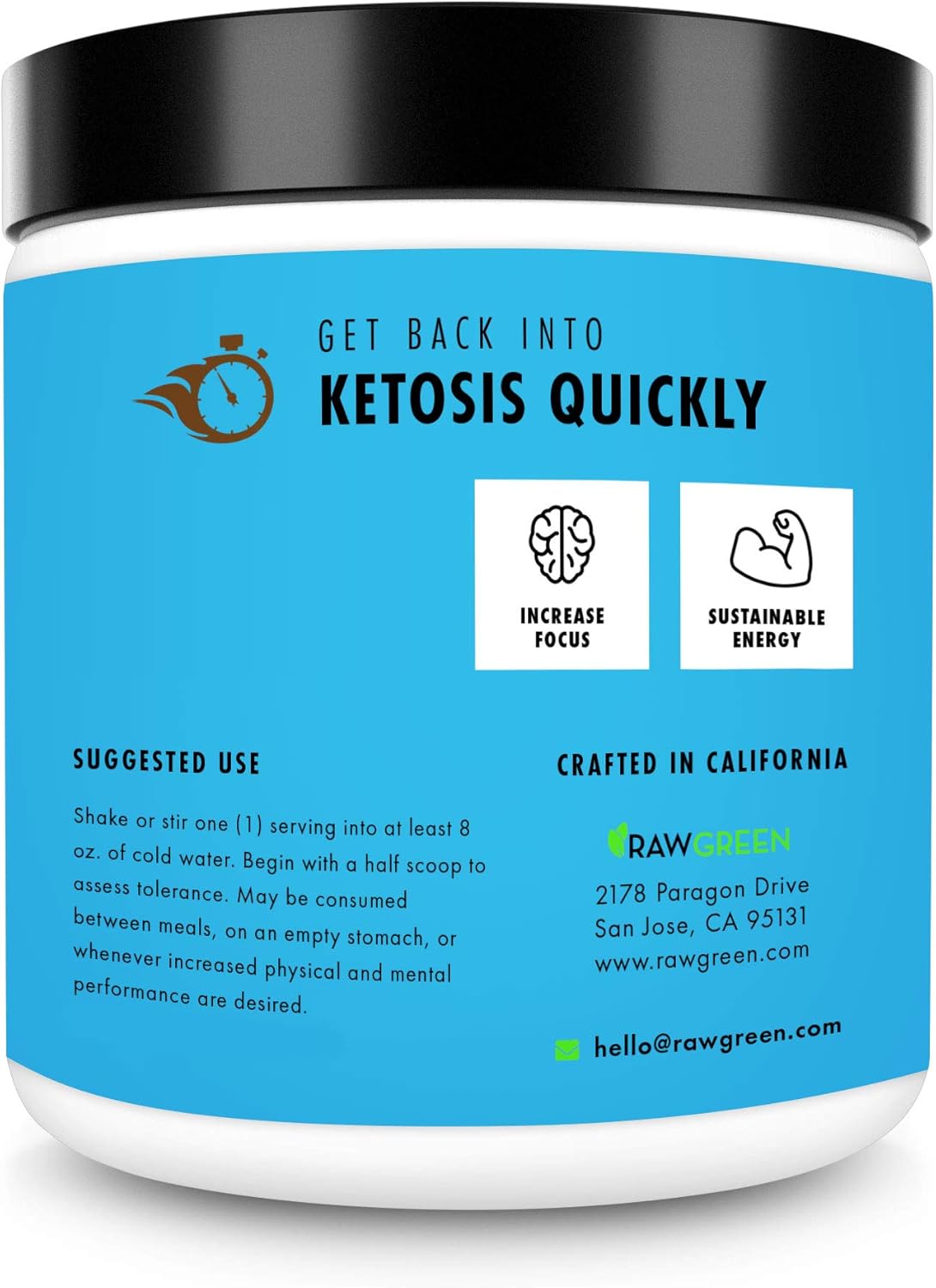 Exogenous Ketones BHB Perfect Supplement for Ketosis, Energy & Focus