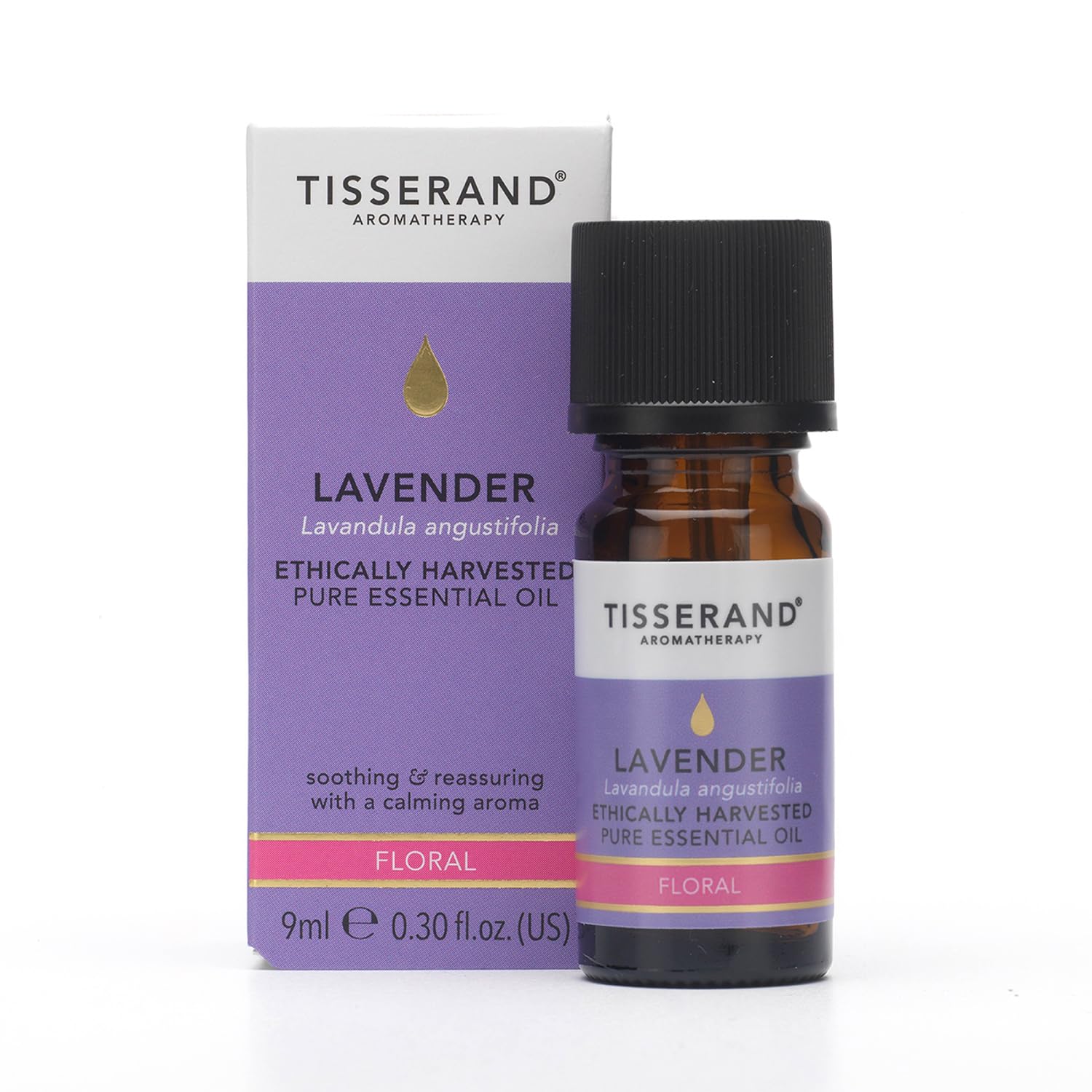 Tisserand - Lavender - Ethically Harvested, 100% Natural Pure Essential Oil - Massage Oil for Aromatherapy, Skin, and Diffuser - Aromatherapy Essentials, Meditation Accessories — image 1
