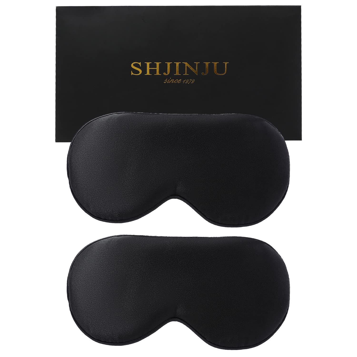 2-Pack 100% Real Natural Silk Eye Mask, Silk