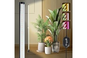 Grow Lights for Indoor Plants, 4FT Full Spectrum 243LED Plant Light with Stand & Timer, 3 Adjustable Modes for Growing, Flowe