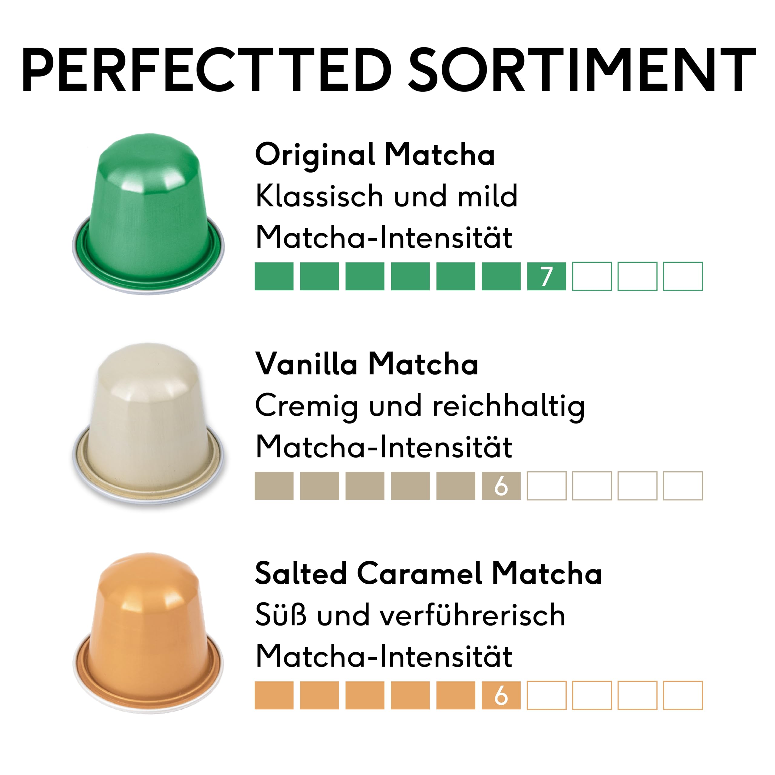 Perfect Ted Kapseln | Original | 60 Kapseln kompatibel mit Nespresso®- Maschinen | Matcha-Pulver in zeremonieller Qualität | Matcha Latte | Japanischer Herkunft 4