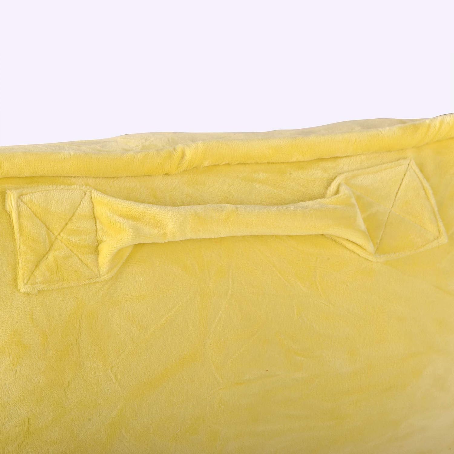 Home Soft Things Supersoft Bedrest 20" x 18" x 17" Butter Cup: Home & Kitchen