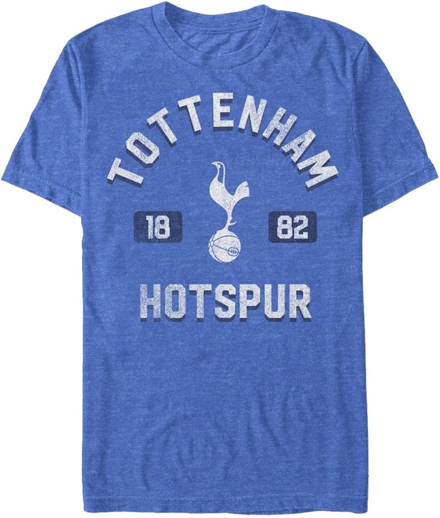 Tottenham Hotspur VINTAGE1882 Blue 100% Cotton Adult T-Shirt (Sizes Small-XXL) Officially Licenced Ships from USA (Large)