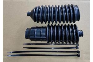 WANTONE RACING Steering Boots Driver and Passenger Sides Bellow Replacement for John Deere Gator Turf 4X2 6X4 TX TE TS TH M-Gator UTV replaces AM140844 & AM120281