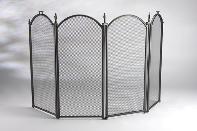 Harewood FIRE22, schwarzer Kaminschirm: Amazon.de: Küche & Haushalt