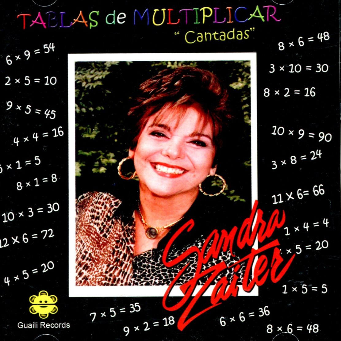 Tablas de Multiplicar "Cantadas" Sandra Zaiter Amazon.es CDs y vinilos}