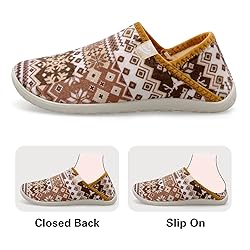 Fuzzy House Slippers for Women Men Indoor Closed