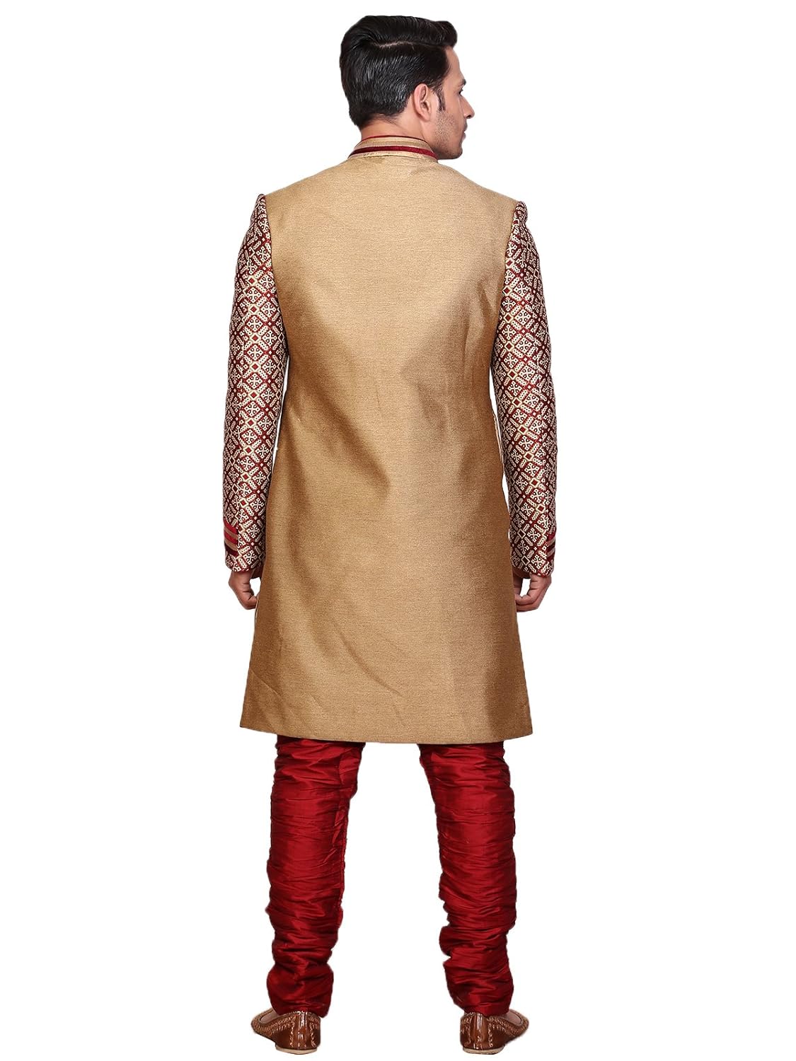 a.b.c. garmentsgolden sherwani for mens