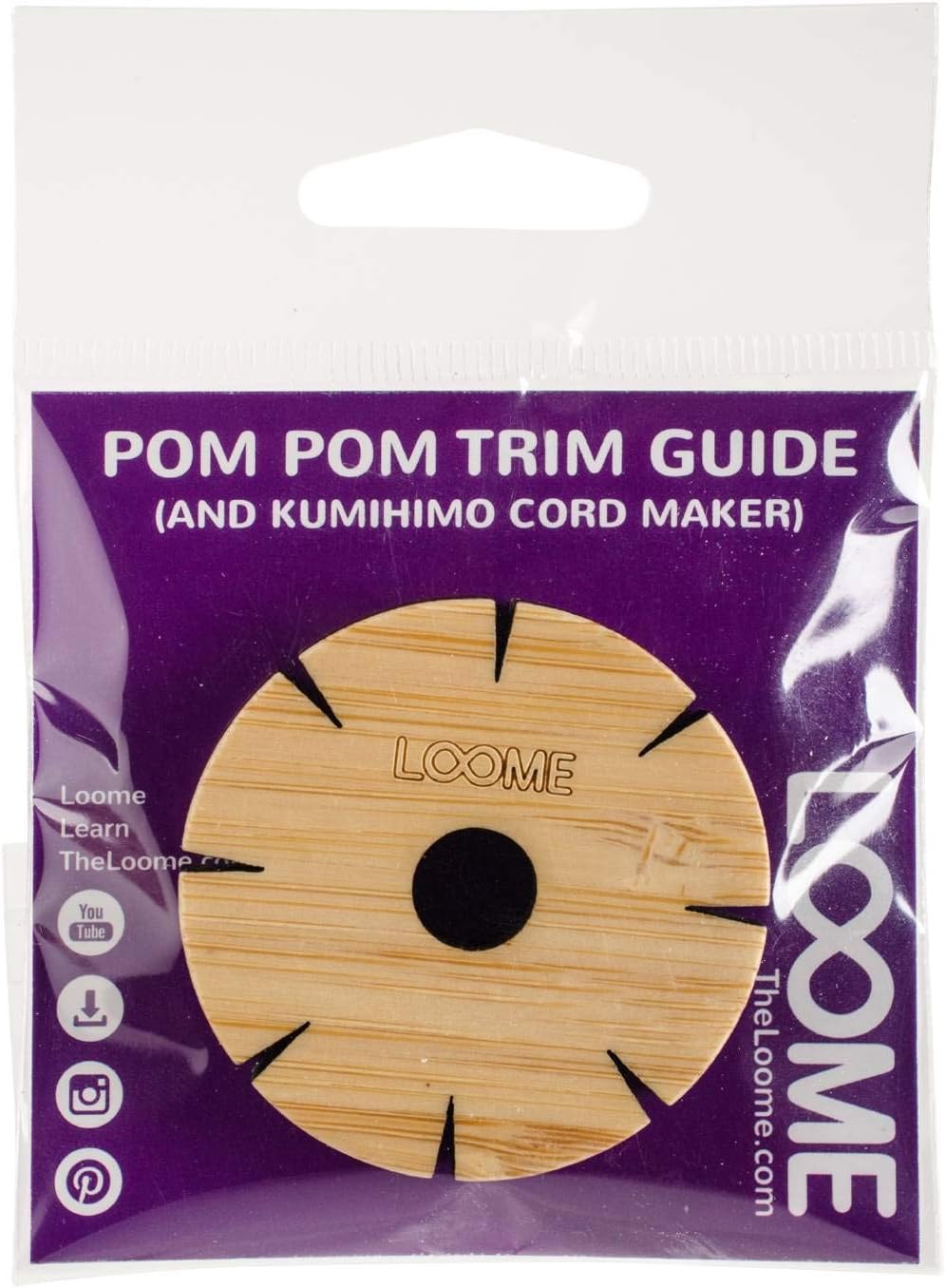 Loome Pom Trim Guide, Multicolor
