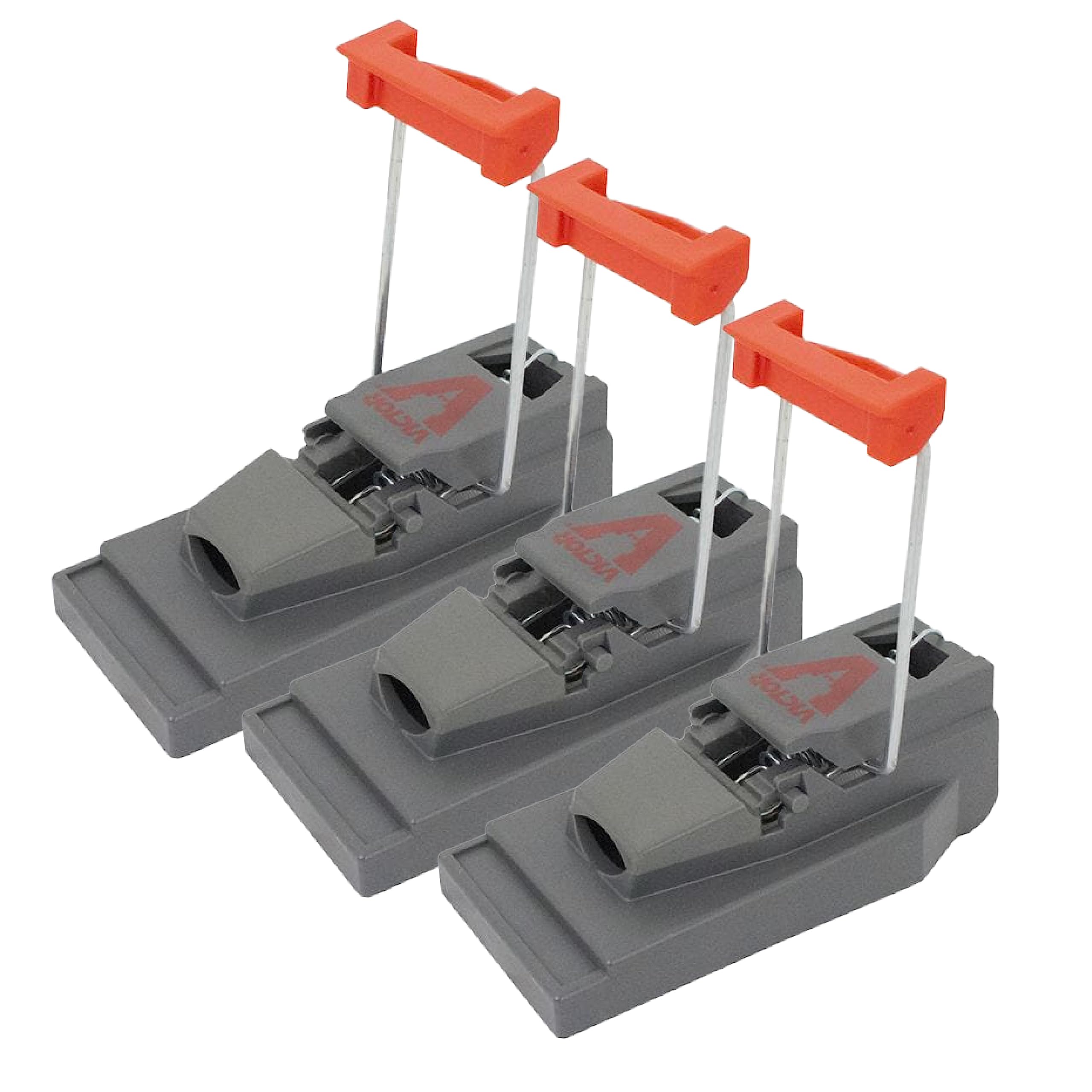 PROTECT HOME Mouse Traps Click Precision Impact Traps for Effective Control of Mice - Pack of 3