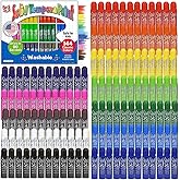 Kwik Stix Solid Tempera Paint Sticks, 144 Classic Colors, Washable Paint Sticks for Kids, Quick Drying, Non-Toxic, Allergen Free, Class Pack, Ideal for Kids and Toddlers