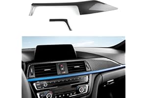 FEXIDA for BMW F30 Dashboard Panel Cover, ABS Carbon Fiber Style Car Center Console Interior Trim for 2013-2018 BMW 3 Series 