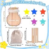 Vibbang Magnetic Star Reward Jar Kids Behavior Chart System Positive Incentive view 2