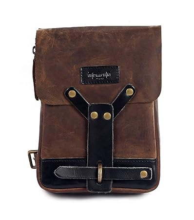Trip Machine Company Leather Thigh Bag (Tobacco Brown)