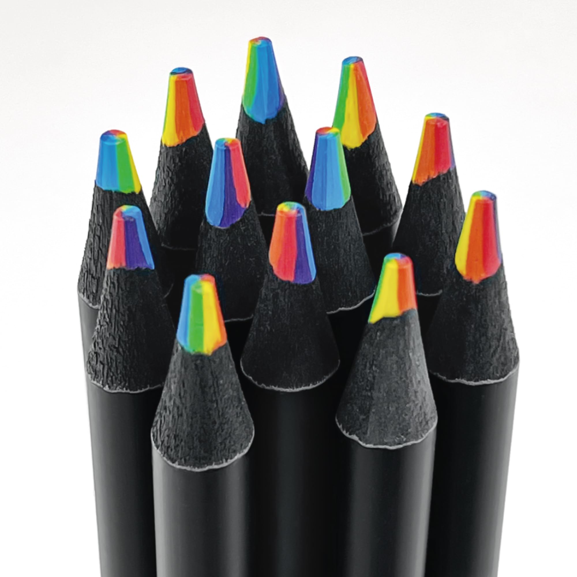 Photo 1 of Stocking Stuffers for Kids - 12 Rainbow Colored Pencils - Christmas Gifts Games Crafts for kids,Art Supplies Drawing Kit for Teen Girl Gifts Trendy Stuff | 4-13 Year Old Girl Birthday Party Favors