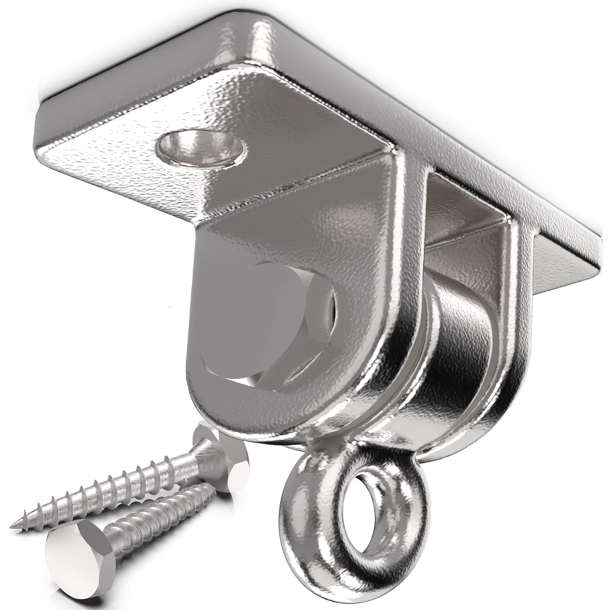 Senshi Japan Heavy Duty 2 Hole Ceiling Hook Punch Bag Wall Bracket Hanger - Perfect Bracket for 300KG+ MMA & Boxing Bags - Extra Strong Metal And Coating With All Fittings And Screws