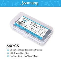 Joamang M6 x 8mm 12mm 16mm 20mm 25mm Button Head