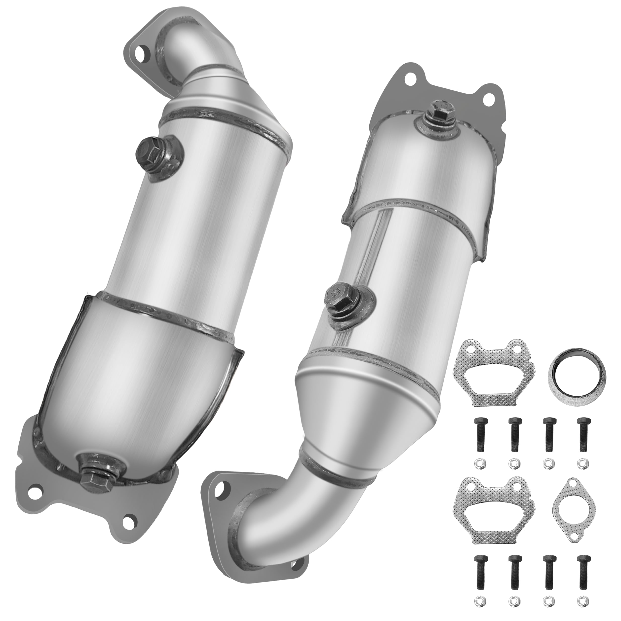 Photo 1 of [Front&Rear]FortunaFlow Catalytic Converter Fit for Dodge Grand Caravan 2011-2017 3.6L,Chrysler Town&Country 2011-2016 3.6L,Chrysler 200 2011-2014 3.6L,Dodge Avenger 2011-2014 3.6L(EPA Compliant)