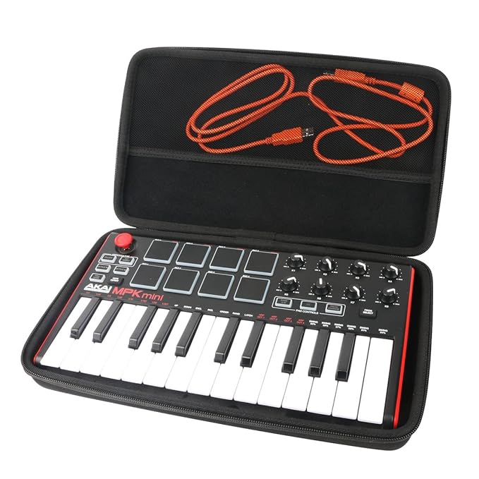 Khanka EVA Hard Case Carrying Travel Bag For AKAI Professional MPK Mini