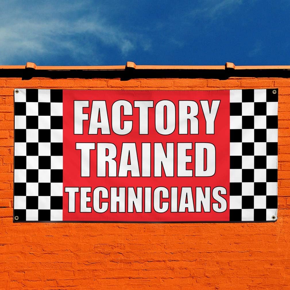 48inx96in 8 Grommets Vinyl Banner Sign Factory Trained Technicians 1