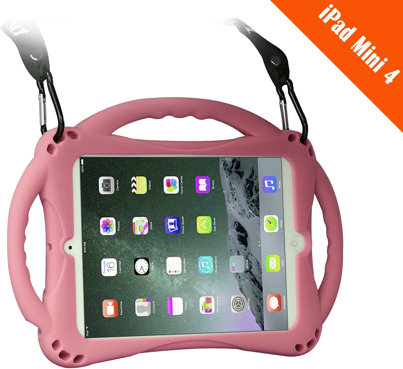TOPESCT iPad 10.2 Case / 2019 iPad 7th Gen. Case, Hybrid Heavy Duty Protective Case, Compatible with New iPad 10.2", iPad Air3 and iPad Pro 10.5", Comes with a Strap (iPad Mini, Green)