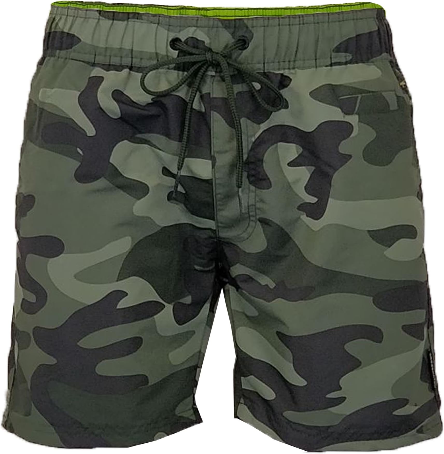 Mens Crosshatch Army Camo Swim Shorts Camouflage Quick Dry Knee Length Summer