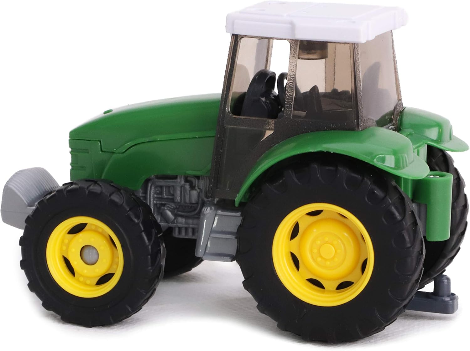 Toyland® 22.5cm Farm Tractor & Tanker/Trailer Set - Free Wheel Action - Boys Farm Toys (Green Trailer), 22 cm - Image 5