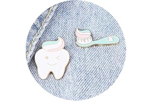 KEGUMINGX Chill Pill Pin Girls' Brooches Women's Brooches & Pins Medical Jewelry Enamel Brooch Set Nurse Doctor Graduation Medical Student for Woman Chemistry Brooch（2 Pieces ）