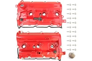 MILIPARTS Aluminum Valve Cover Set Compatible with 2008-2020 Nissan 370Z Infiniti G37 QX50 Q70 Q60 Q50 Q40 M37 FX37 EX37 QX70 3.7L Replace 13264EY01E 13264EY01C
