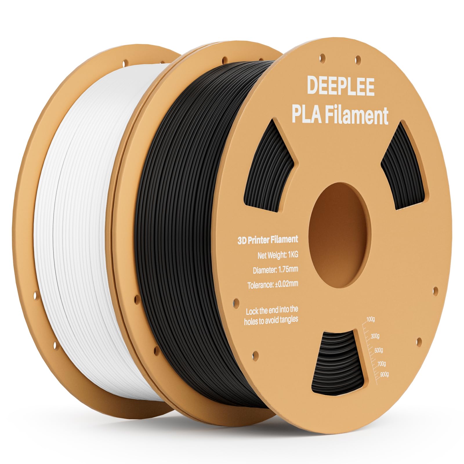 DEEPLEE PLA 1.75mm 3D Printer Filament, Dimensional
