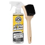 Chemical Guys Pet Mess Cleaning Kit, Furbidden Odor Eliminator 16 oz with Interior Detailing Brush Cleans, Pet Smells, Hair and Light Dirt for Cars Trucks SUVs Home Interiors and Upholstery Care