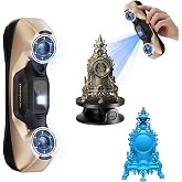 Revopoint MetroY Ultra 3D Scanner, Up to 90 FPS, for 3D Printing, Standard | 0.01mm, Blue Laser/Structured Light, 5 Modes, Anti-Shaking, Industrial 3D Modeling/Measurement, Wireless Outdoor Scan