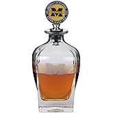 The Memory Company | Licensed NCAA Decanter with Mascot Stopper