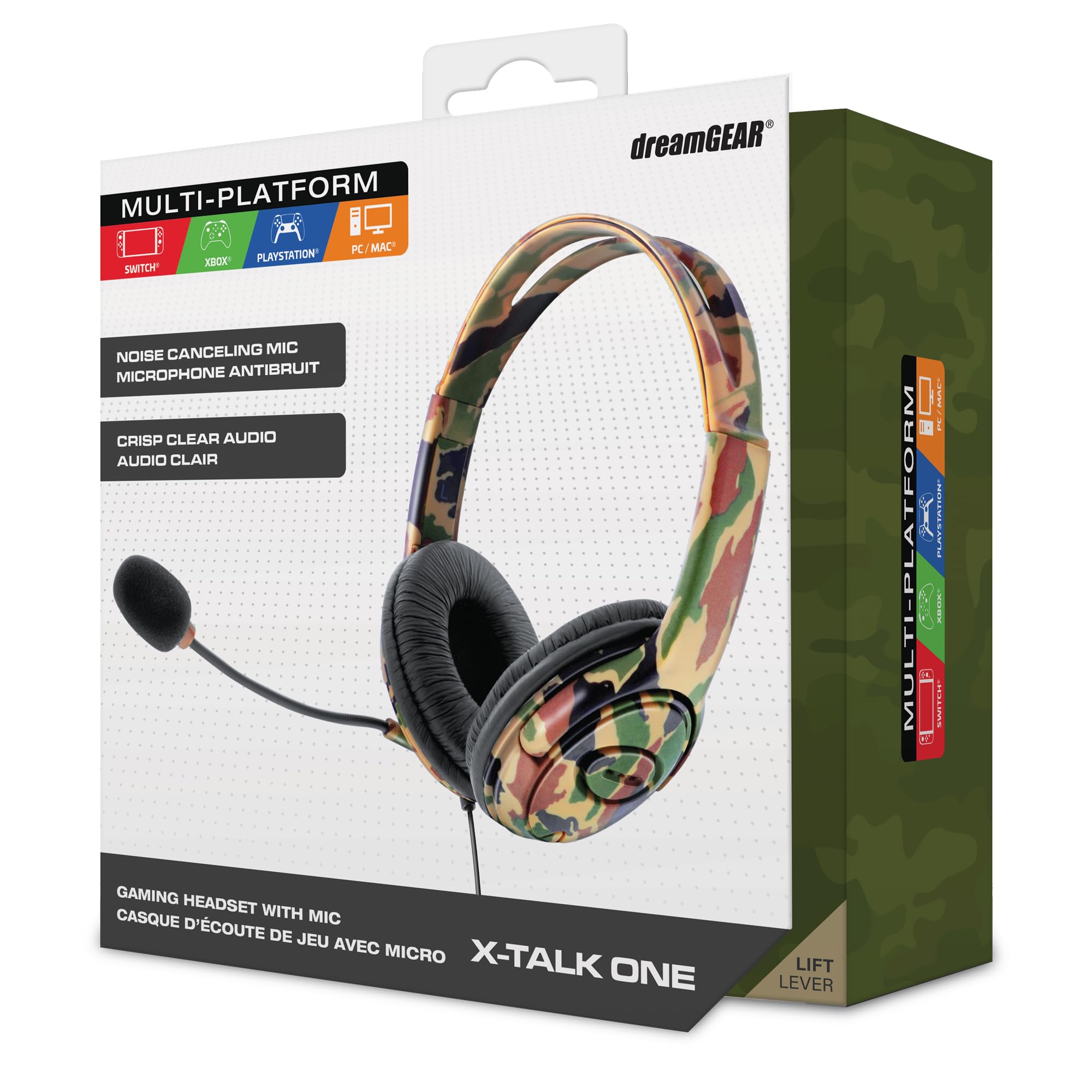 dreamGEAR X-Talk One Auriculares con cable con micrófono para Xbox One - Xbox One (Camo)