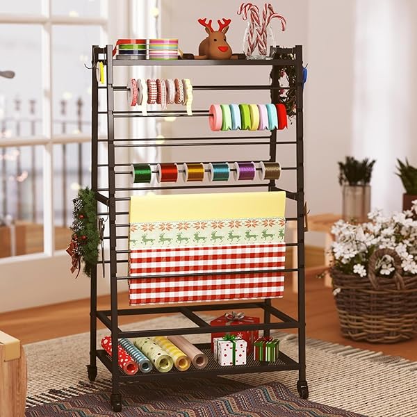 YAGEANNL RIBBON HOLDER-RIBBON ORGANIZER, DOUBLE-SIDED RIBBON HOLDER ORGANIZER...