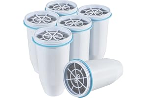 Water Filter Cartridges Replacement Compatible with Zero Water Filter Jug ZR-017 ZP-010, Remove 99.9% Lead, Chlorine, Fluorid