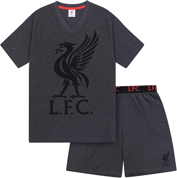 Liverpool Fc Official Football Gift Mens Short Pyjamas Loungewear Amazon Co Uk Clothing