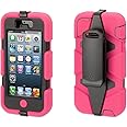 Griffin Survivor All-Terrain Rugged Case for iPhone 5/5S, iPhone SE, Pink/Black