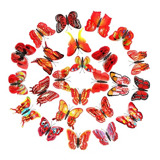 UmerBee 3d mariposa imán para nevera diseño de mariposas, dos ...