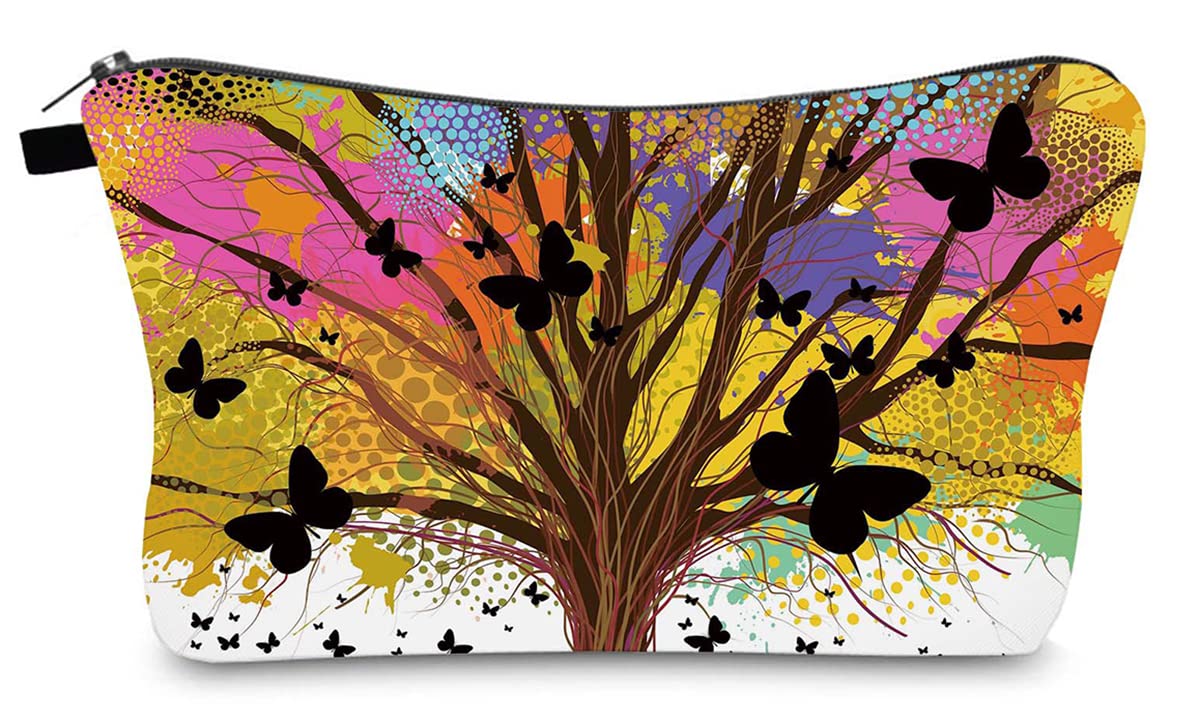 FAVORTALK Cosmetic Bags for Women Small Makeup Bag for Purse Pouch Travel with Zipper Make Up Bag, B1249