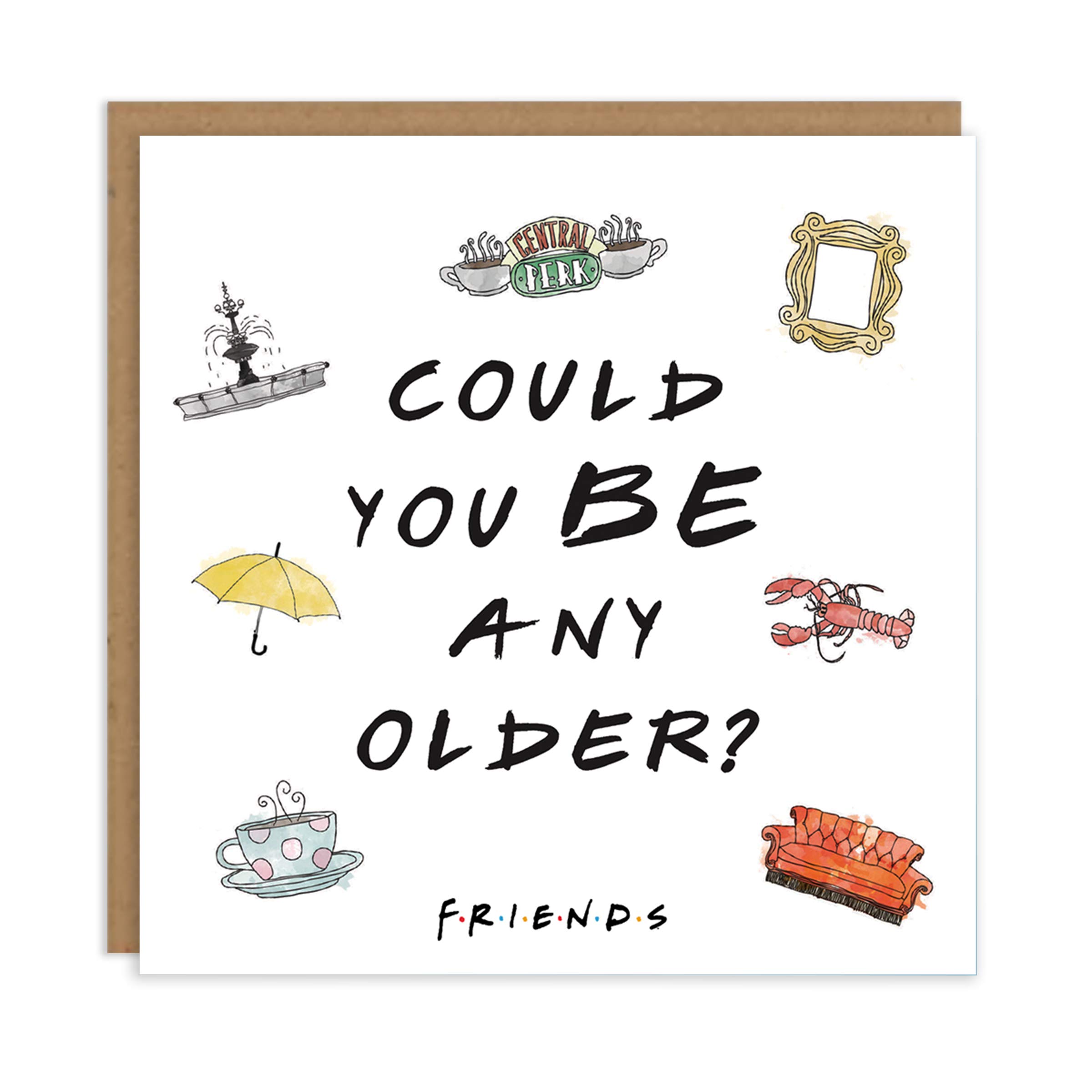 Cardology - Funny Birthday Card For Him Or Her | Friends TV Show Greeting Card | Officially Licensed