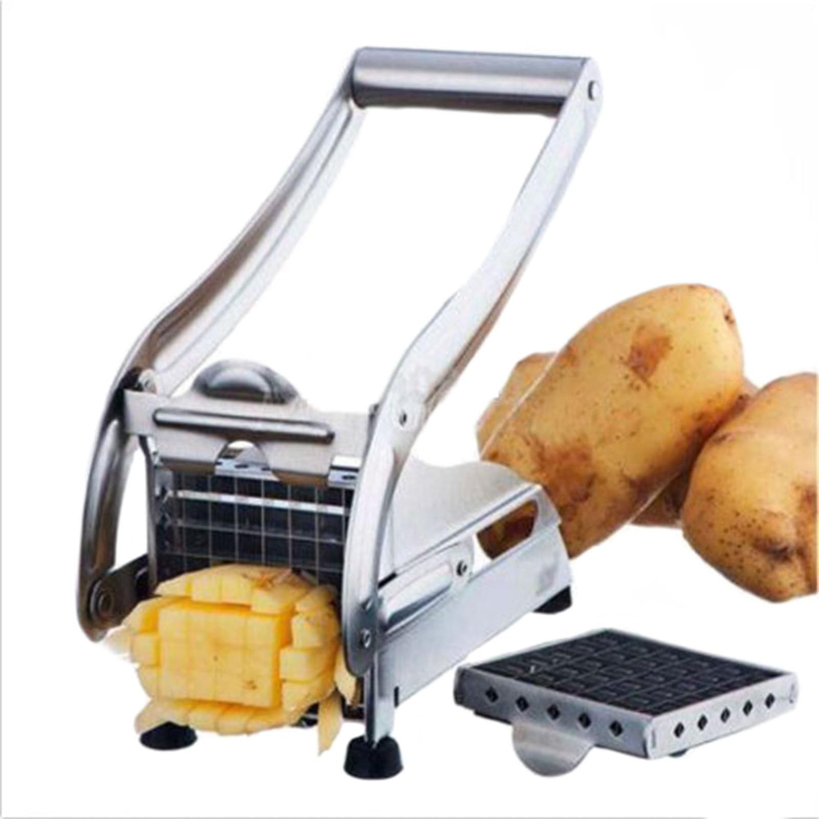 Manual Stainless Steel Potato Slicer Cutter French Fry Vegetable Cutter Chopper