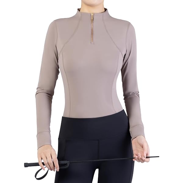 Chemise Ariat Tek Sunstopper 2.0 Pour Femme – Bleu Marine, 1/4 Fermeture éclair, équitation Dressage, Neuve