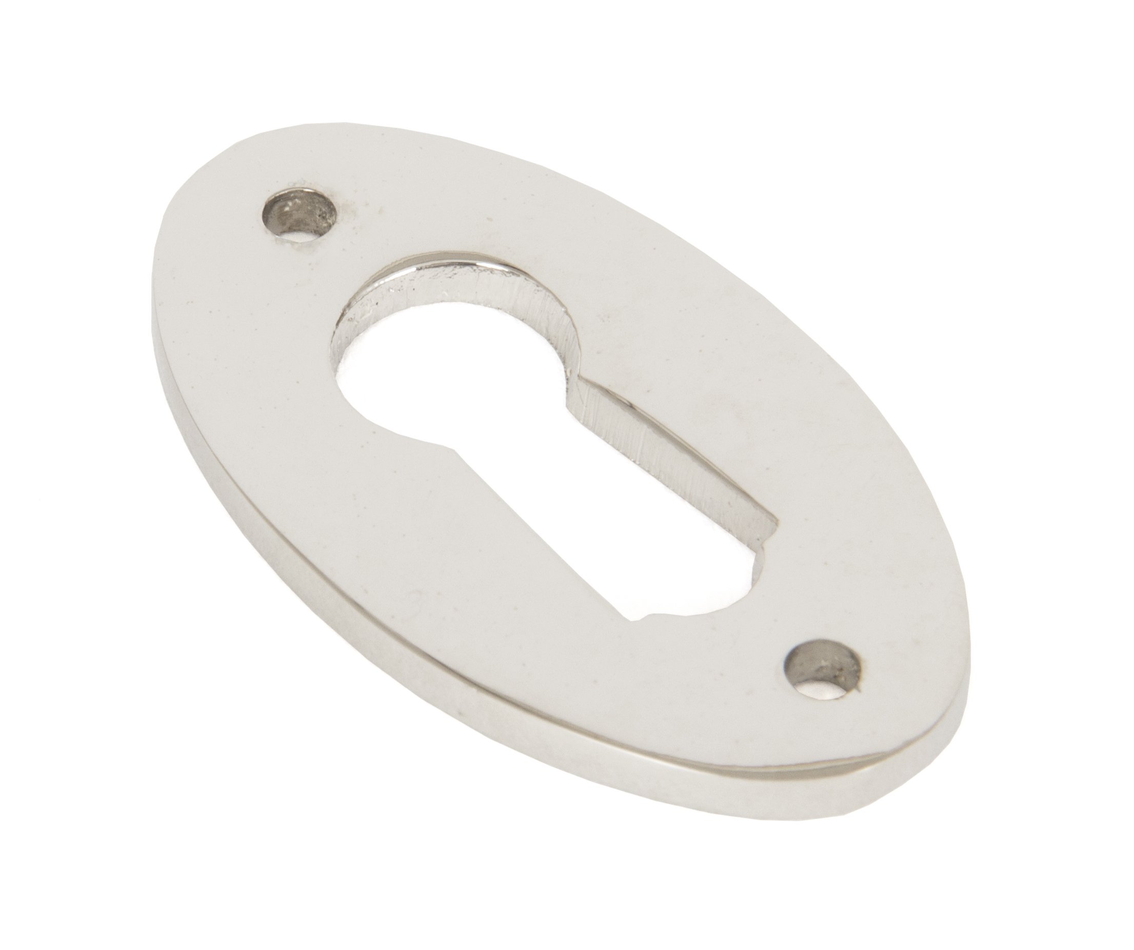 From the Anvil 83810 Oval Escutcheon, Polished Nickel Plate