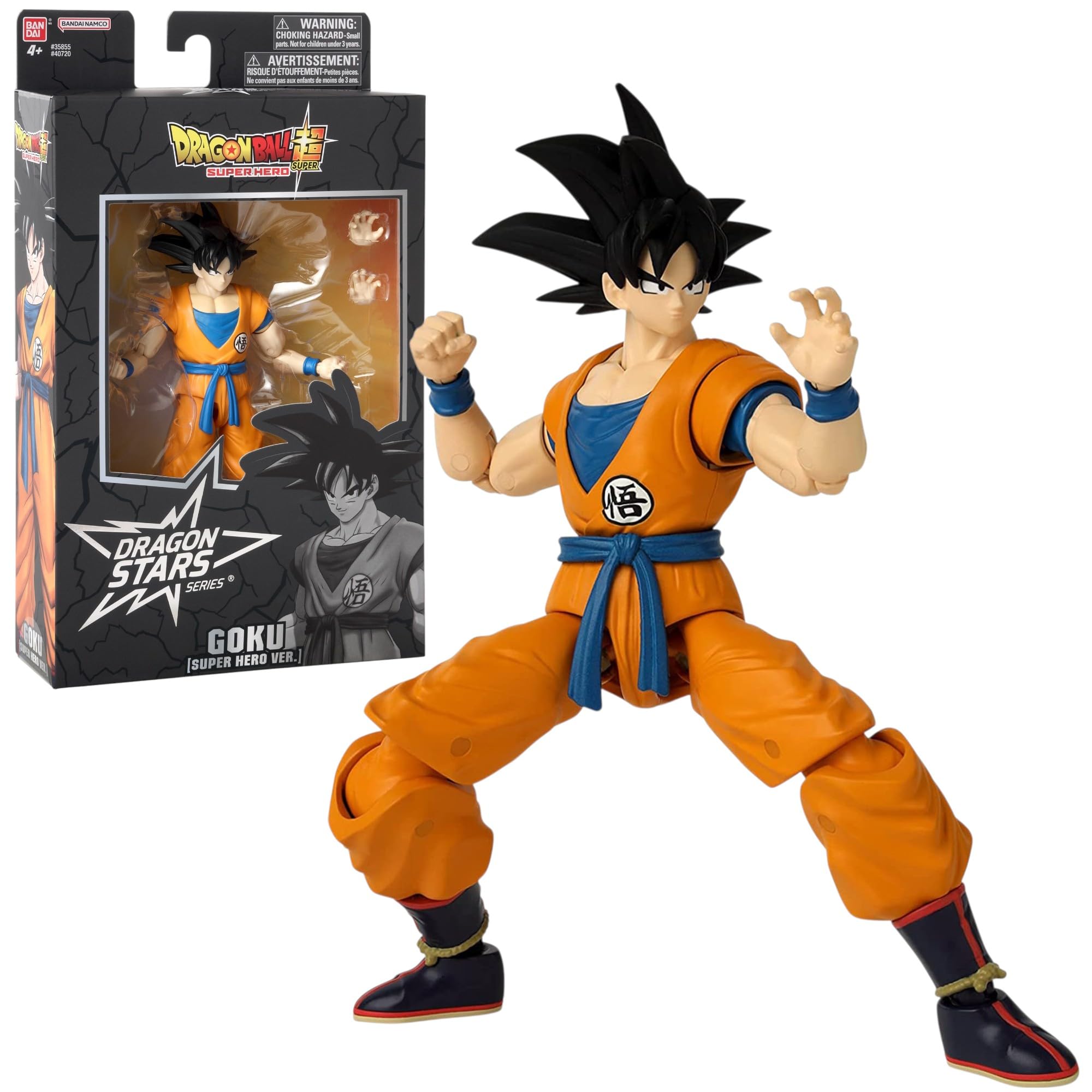 Bandai Dragon Stars Figures Superhero Goku | Superhero Goku Action Figure | 17cm Articulated Action Figure | Bandai Dragon Stars Anime Figures | Anime Gifts And Merch — image 1