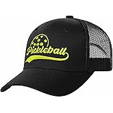 Wuepncah Embroidered Pickleball Hats for Men Women, Adjustable Heart Pickleball Baseball Caps Gifts for Fans