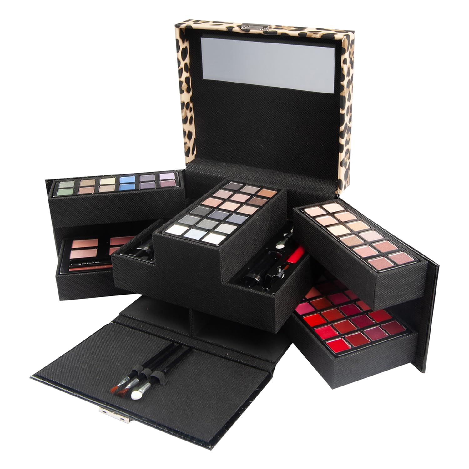 GLOSS! Makeup Case - Luxurious Collection - 81 Pcs - Gift Box, Gift for Women, Make-Up Box