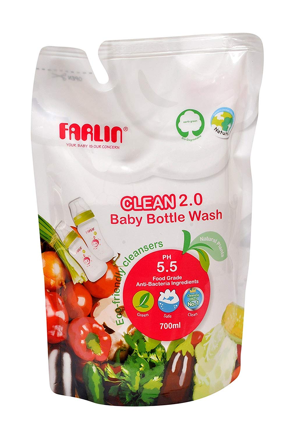 farlin baby bottle wash