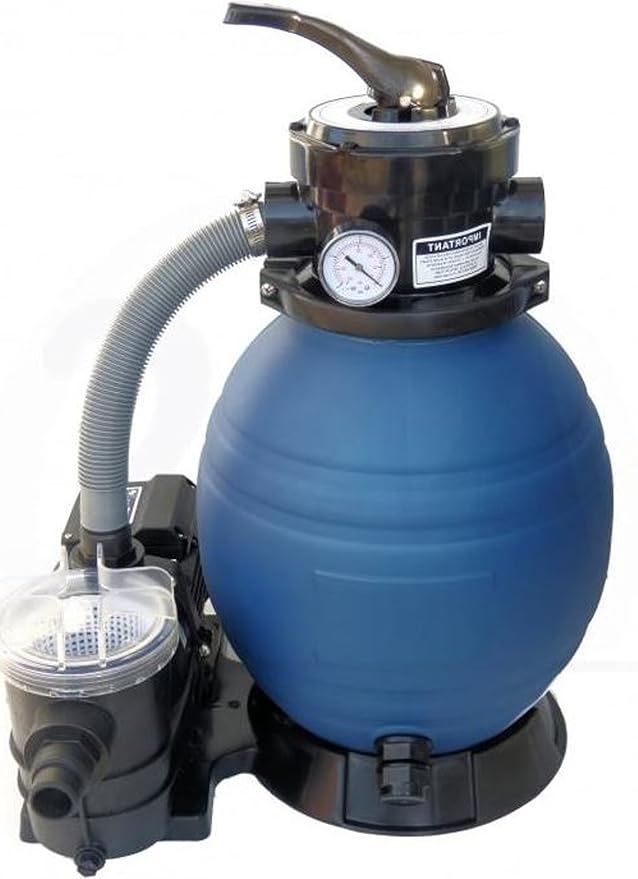 Profi Leis Sandfilteranlage 10 m ³ Sandfilter Pumpe 400 W Poolfilter